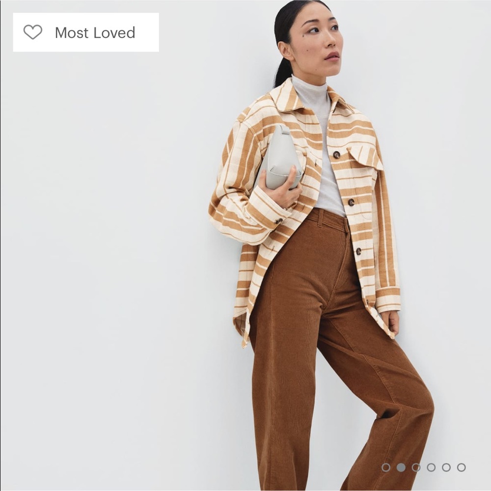 Oversized shirt jacket . Everlane